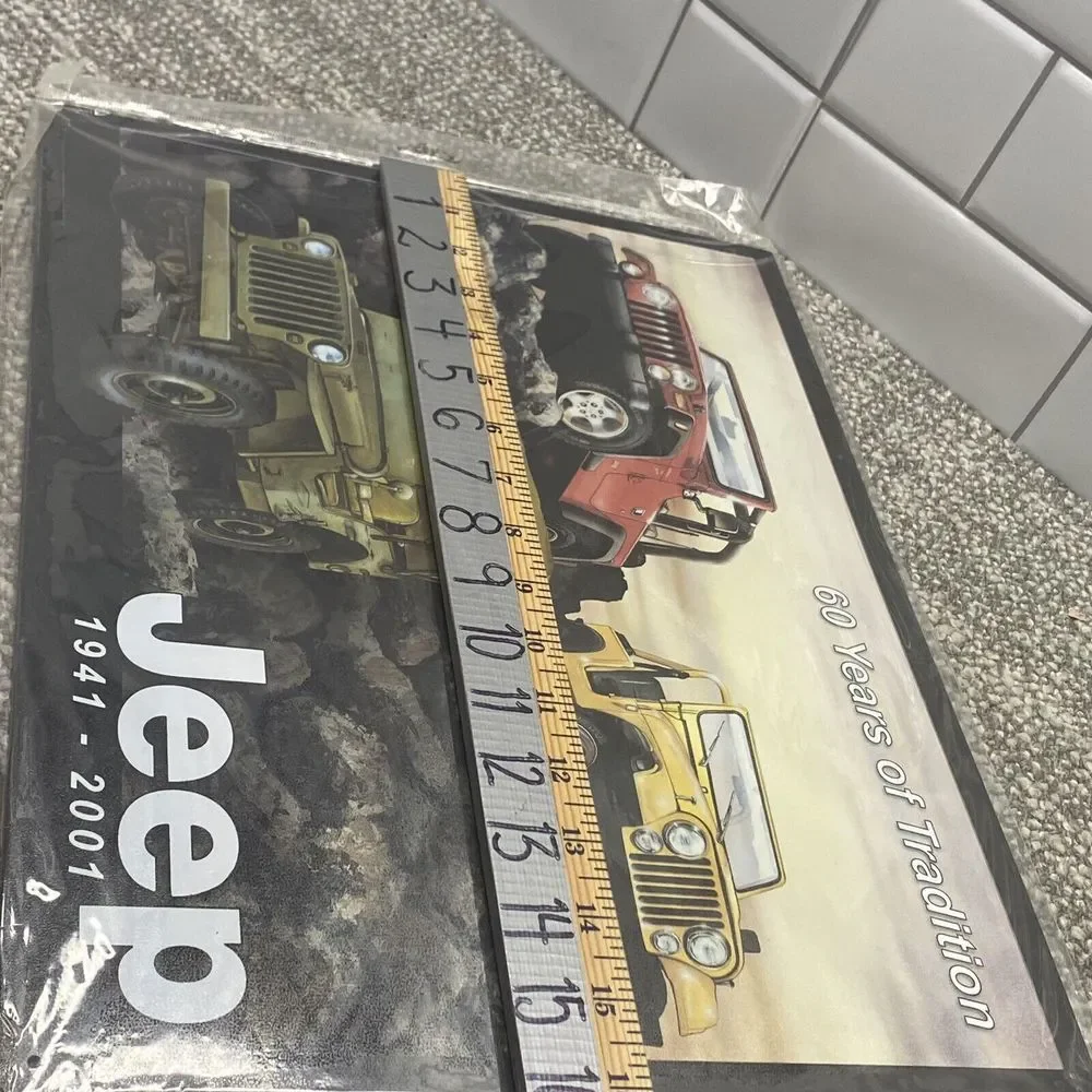 Jeep Signs Set Of 2 One New Sealed‎ Garage Man Cave Jeep Collectors Nice Signage
